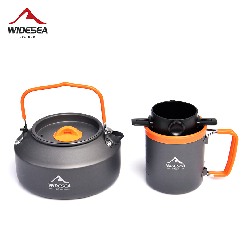 Camping Cooking Box Set - Widesea Berkemah Kopi Peralatan Masak Set