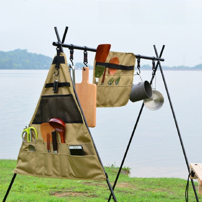 Camping Cooking Utensil Bag - Organizer Penyimpanan Dapur untuk Berkemah, Tas
