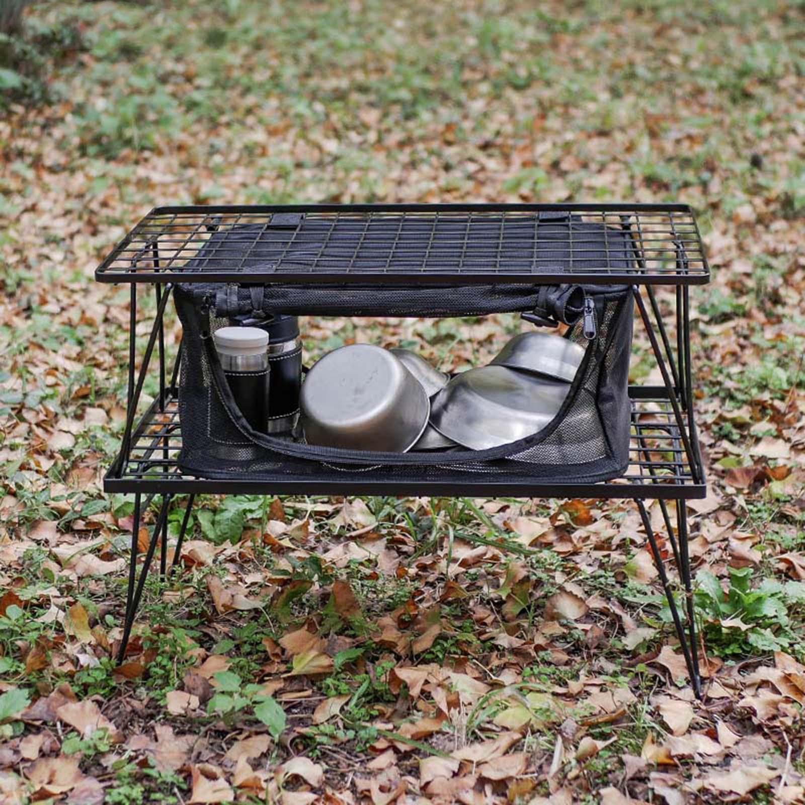 Camping Cooking Utensil Bag - Tas Penyimpanan Peralatan Makan Tas Penyimpanan