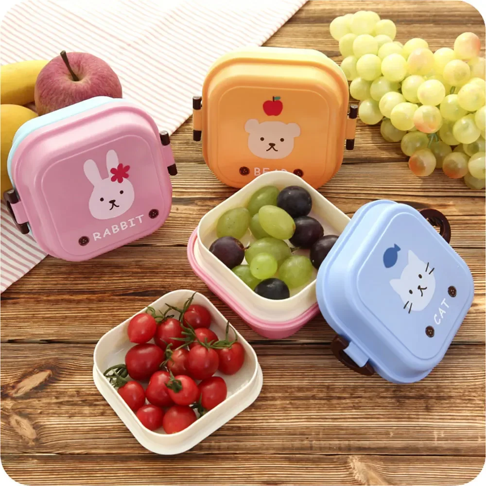 Camping Cooking Box Set - Kotak Penyimpanan Makanan Kartun Lucu Mini