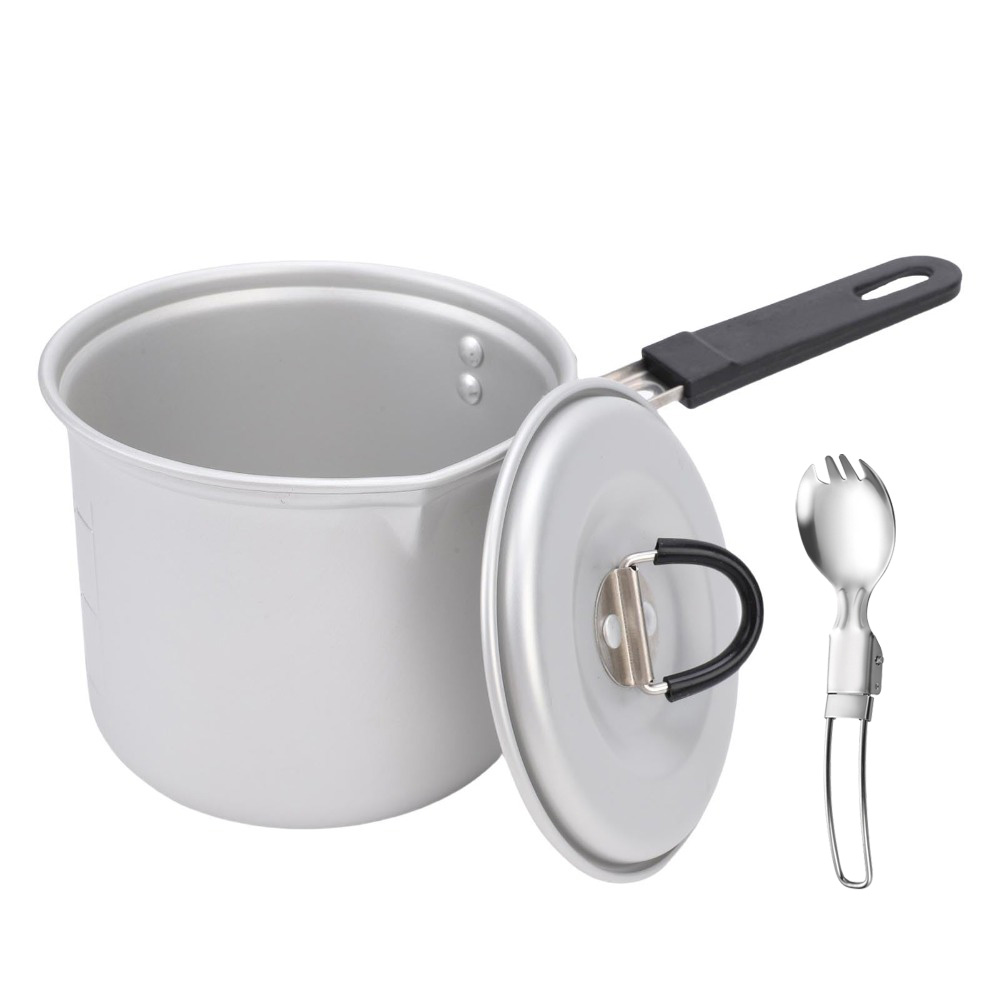 Camping Cooking Pot With Lid - Panci Masak untuk Berkemah, Panci Masak