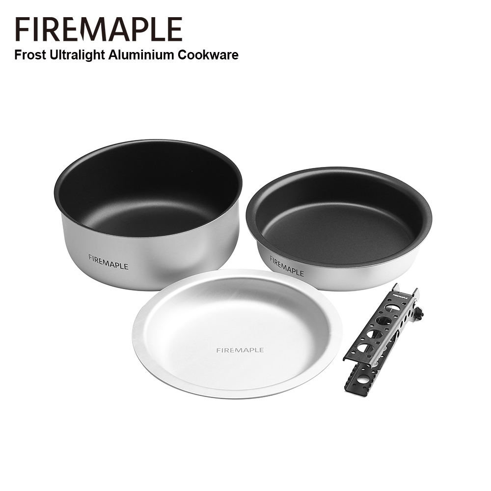 Mess Kit Titanium - Fire-Maple panci penggorengan anti lengket, peralatan