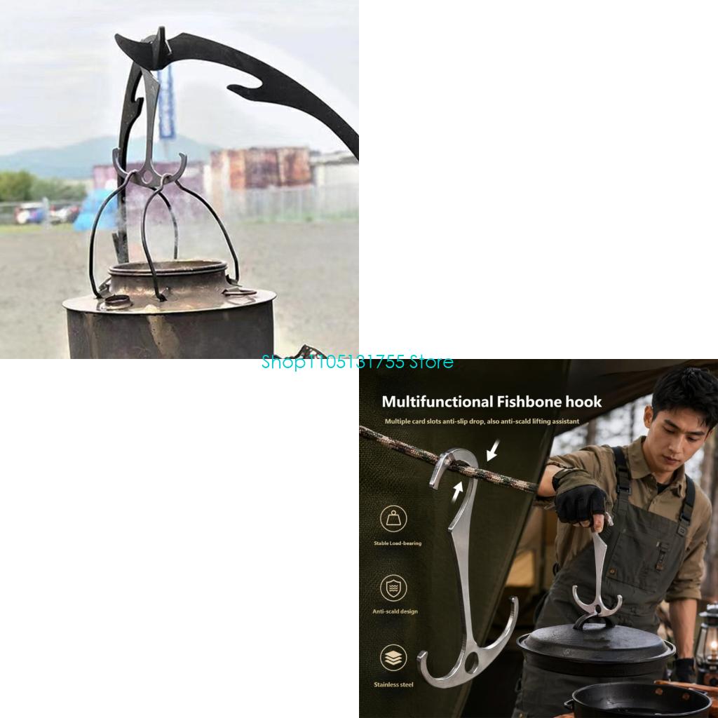 Camping Cooking Accessories - K0EF Bagian Kamp Logam Penyimpanan Area