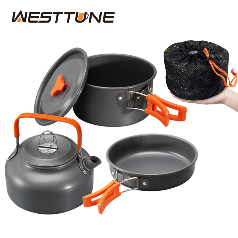 Camping Cooking Accessories - WESTTUNE Peralatan Masak Berkemah Kit Aluminium