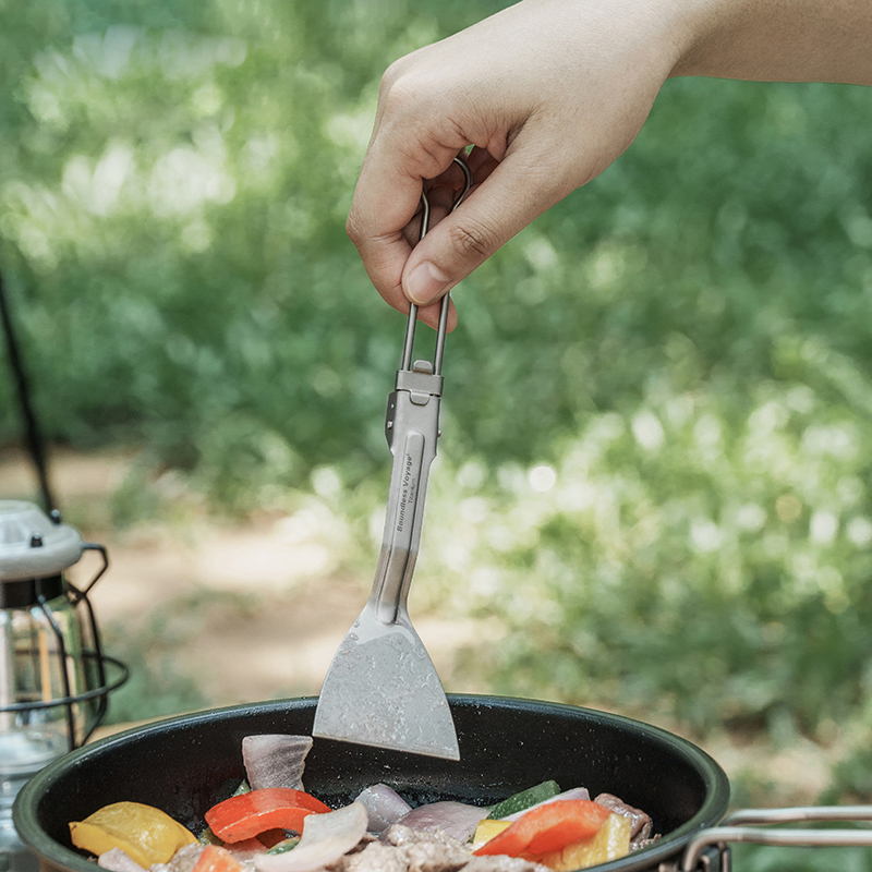 Camping Cooking Box Set - Boundless Voyage peralatan makan berkemah Spatula