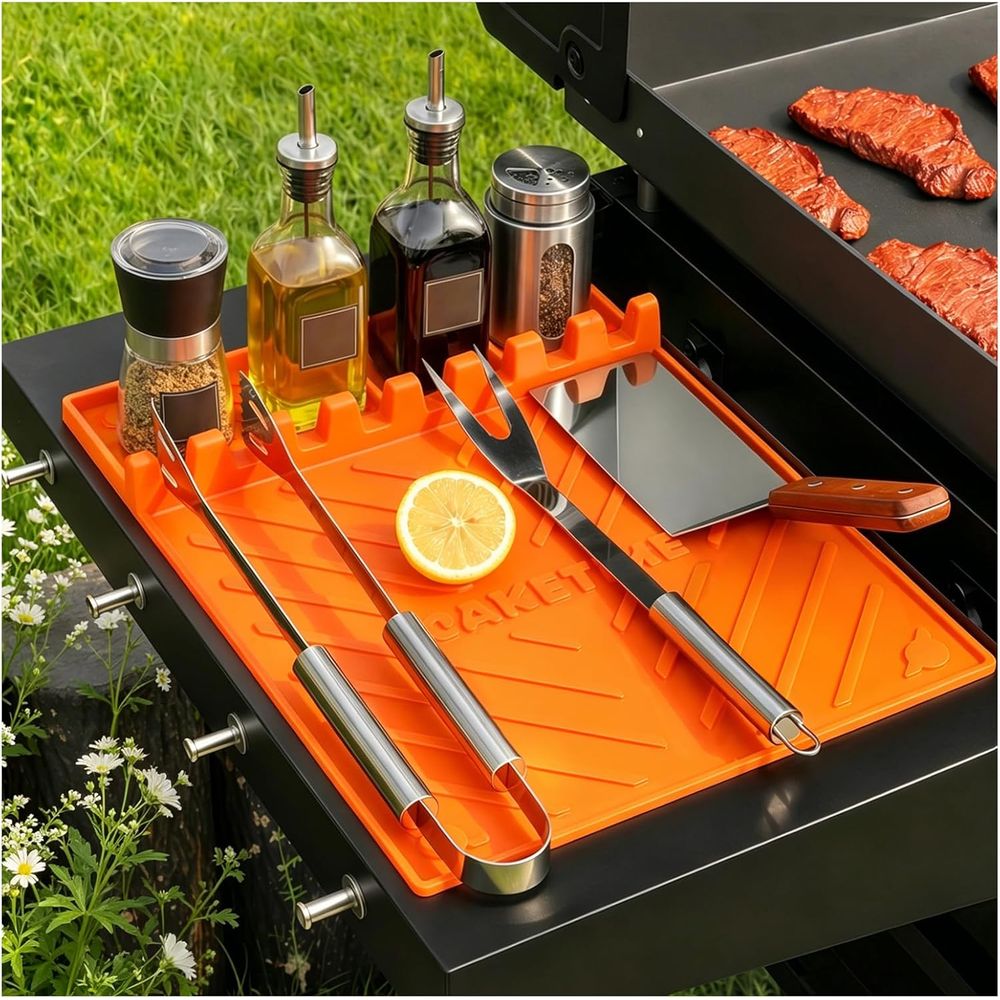 Camping Cooking Accessories - Alas Panggangan Silikon atau Aksesoris Griddle,