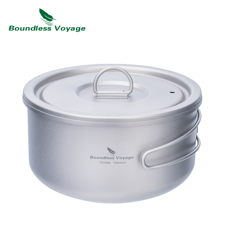 Camping Cooking Accessories - Ketel Kemah bahan Titanium tanpa batas