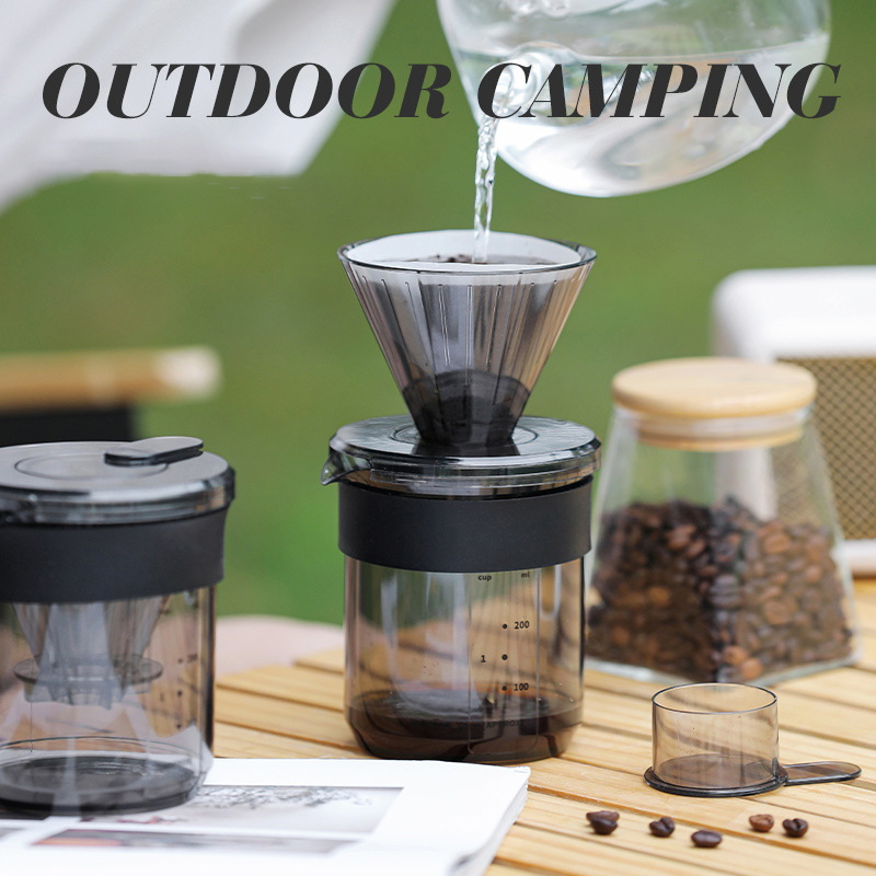 Camping Cooking Accessories - Teko Kopi Tiga-in-satu dengan Skala, Bahan