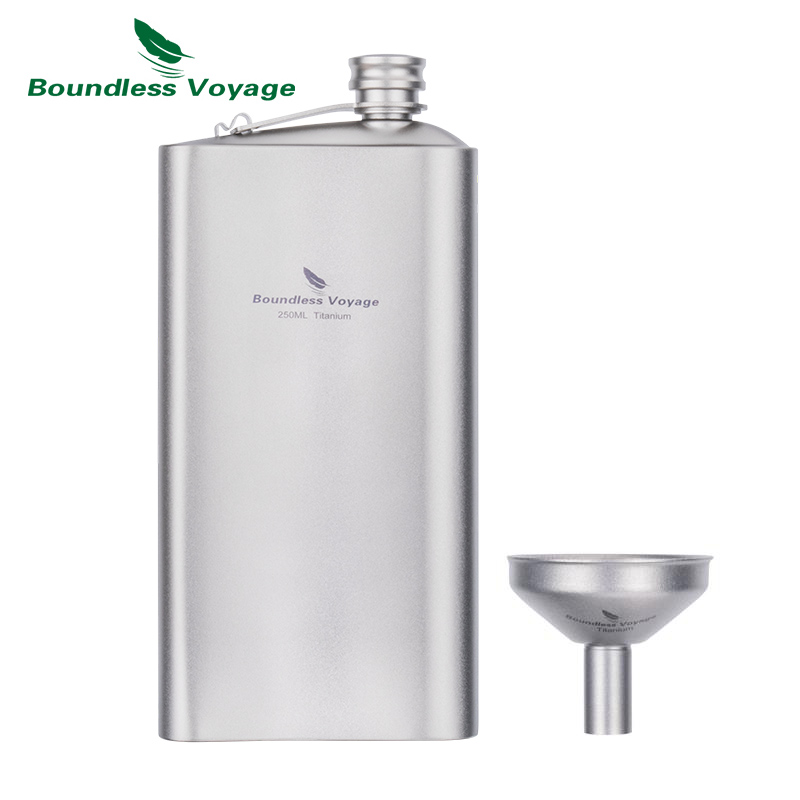 Mess Kit Titanium - Termos Pinggul Titanium Voyage Tanpa Batas