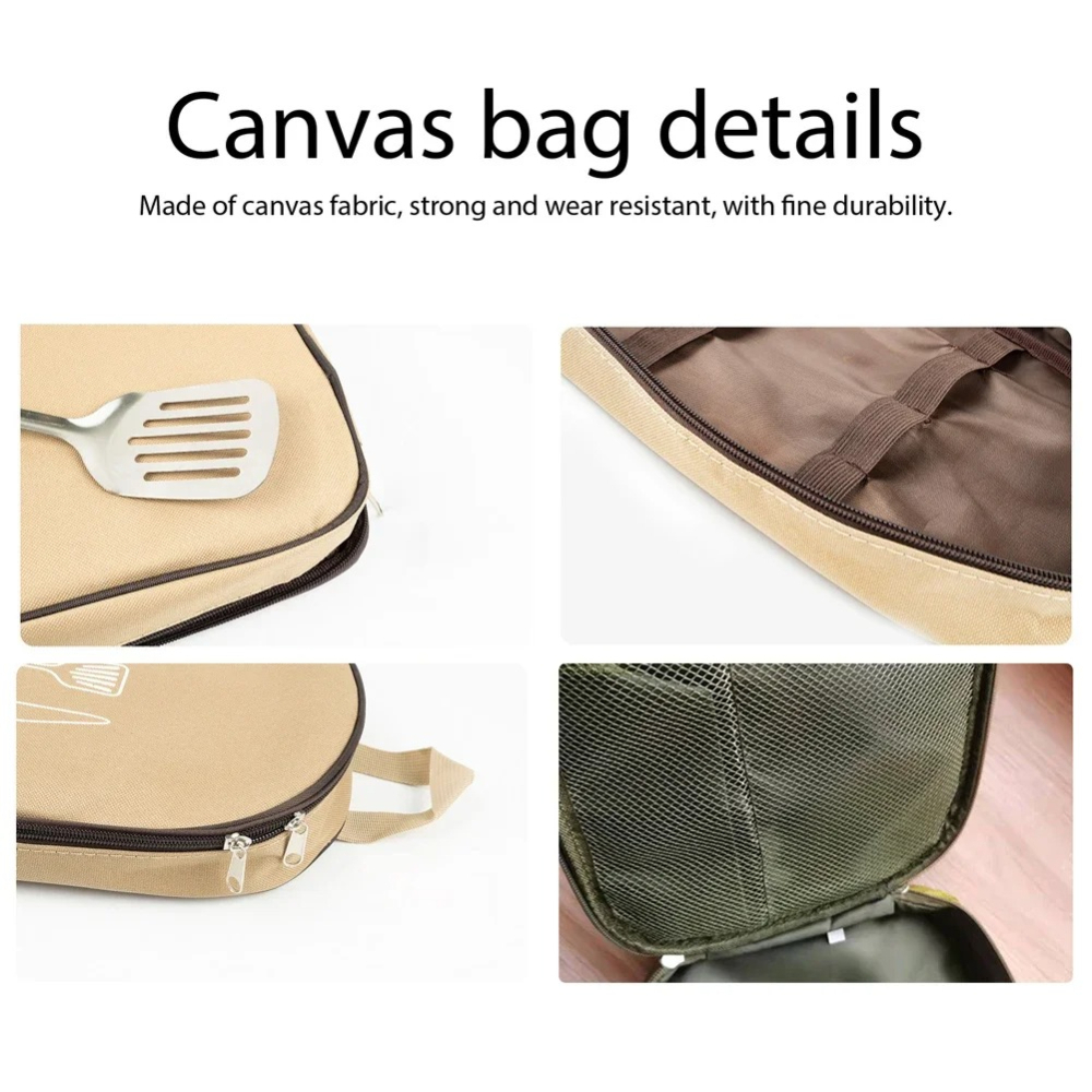 Tas Masak Luar Ruangan Portabe - Camping Cooking Utensil Bag ulasan dan harga