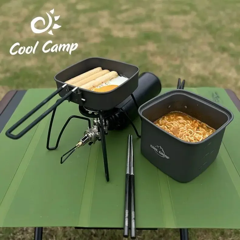 Set Peralatan Makan Lipat Port - Camping Cooking Box Set ulasan dan harga
