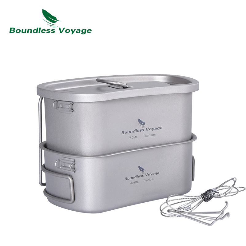 Infinity Voyage Luar Ruangan K - Mess Kit Titanium ulasan dan harga