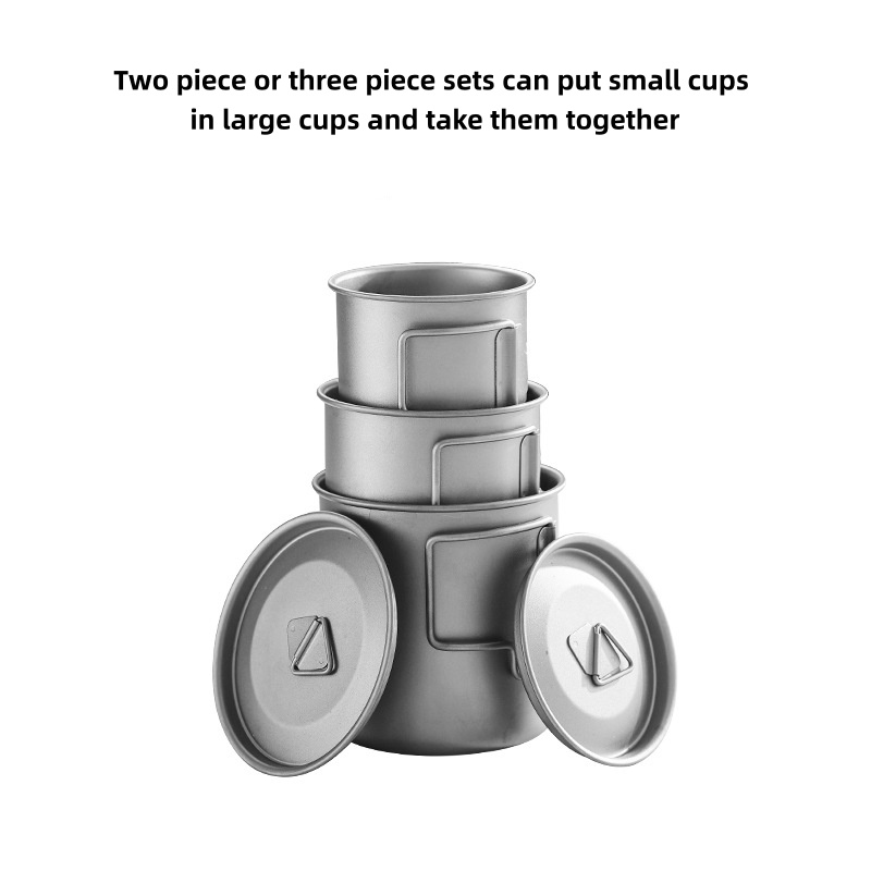 Mug Camping Titanium dengan Pe - Camping Cooking Utensil Bag ulasan dan harga