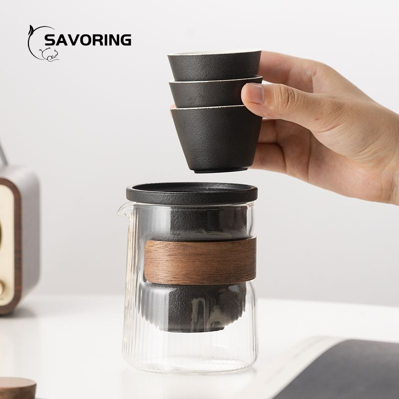 Set Teh Keramik Cina Sederhana - Camping Cooking Accessories ulasan dan harga