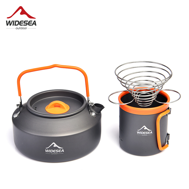 Widesea Berkemah Kopi Peralata - Camping Cooking Box Set ulasan dan harga