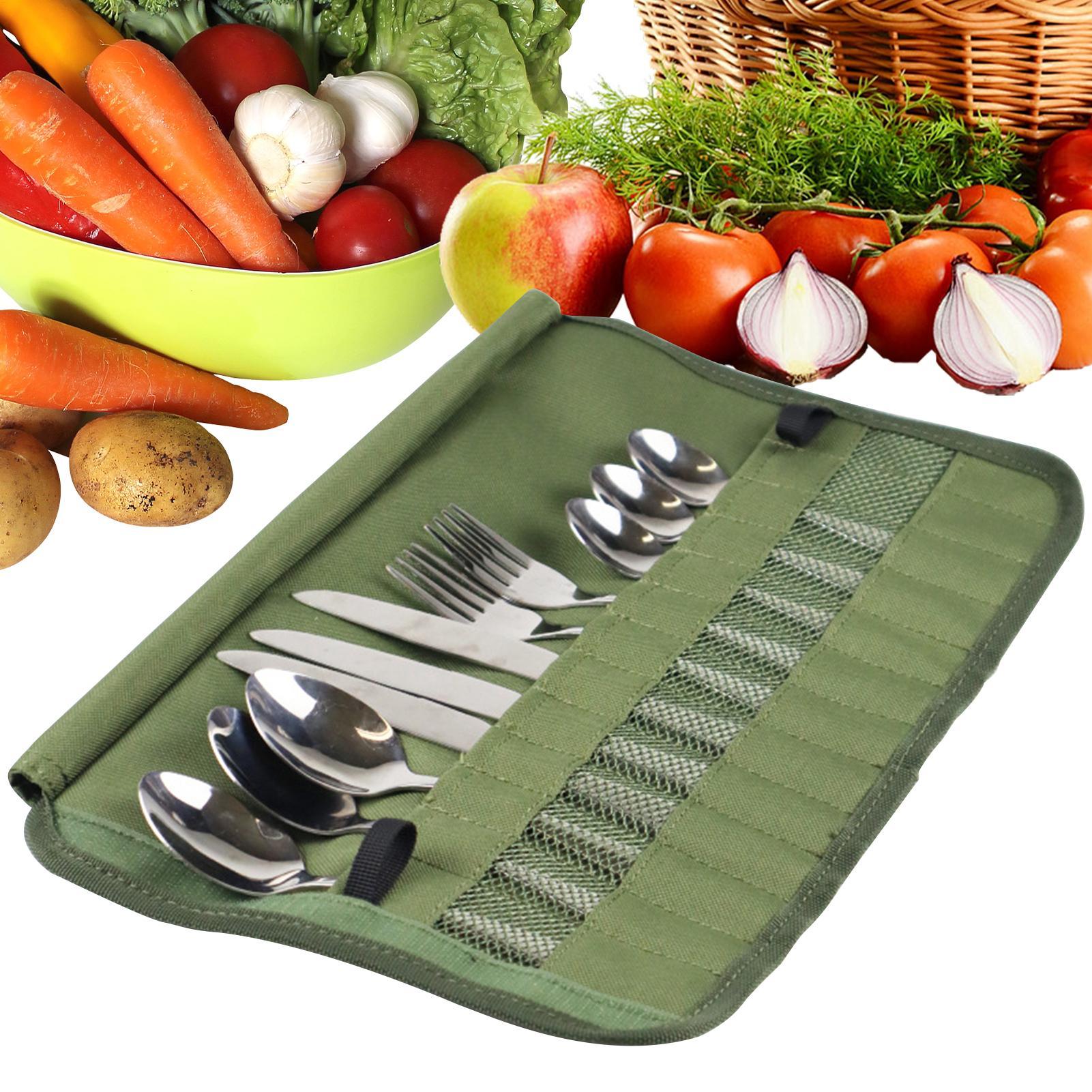 Tas Gulung Peralatan Makan Ber - Camping Cooking Box Set ulasan dan harga