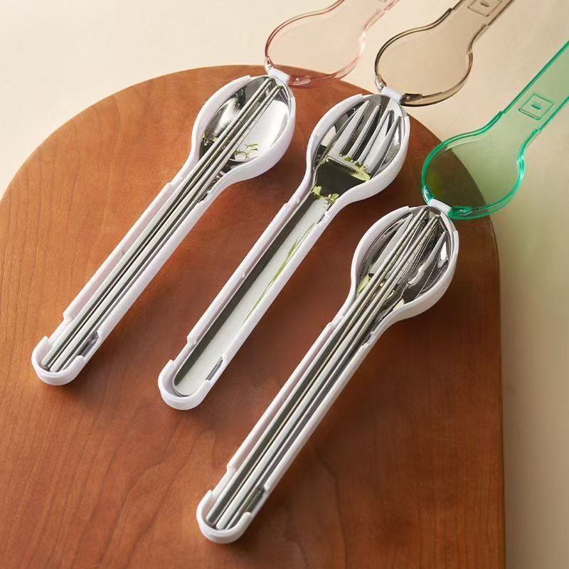Set Peralatan Makan Portabel d - Camping Cooking Set Stainless Steel ulasan dan harga