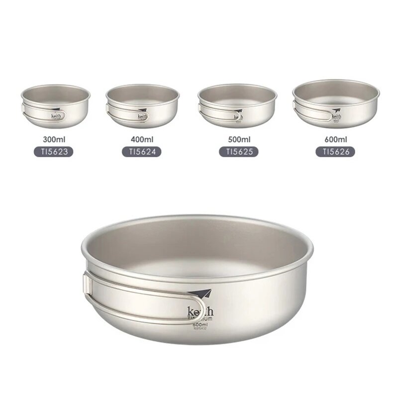 Keith Camping Titanium Bowls 3 - Mess Kit Titanium ulasan dan harga
