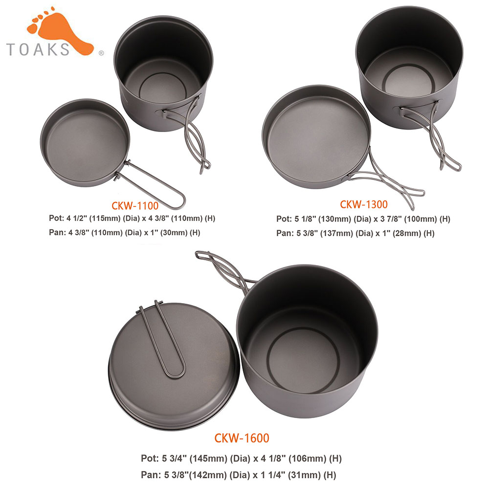 Toaks Peralatan Masak Set Ultr - Mess Kit Titanium ulasan dan harga
