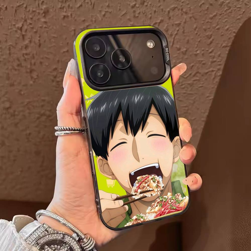 Casing HP Warna Silver Bertema - Campfire Cooking In Another World With My Absurd Skill ulasan dan harga