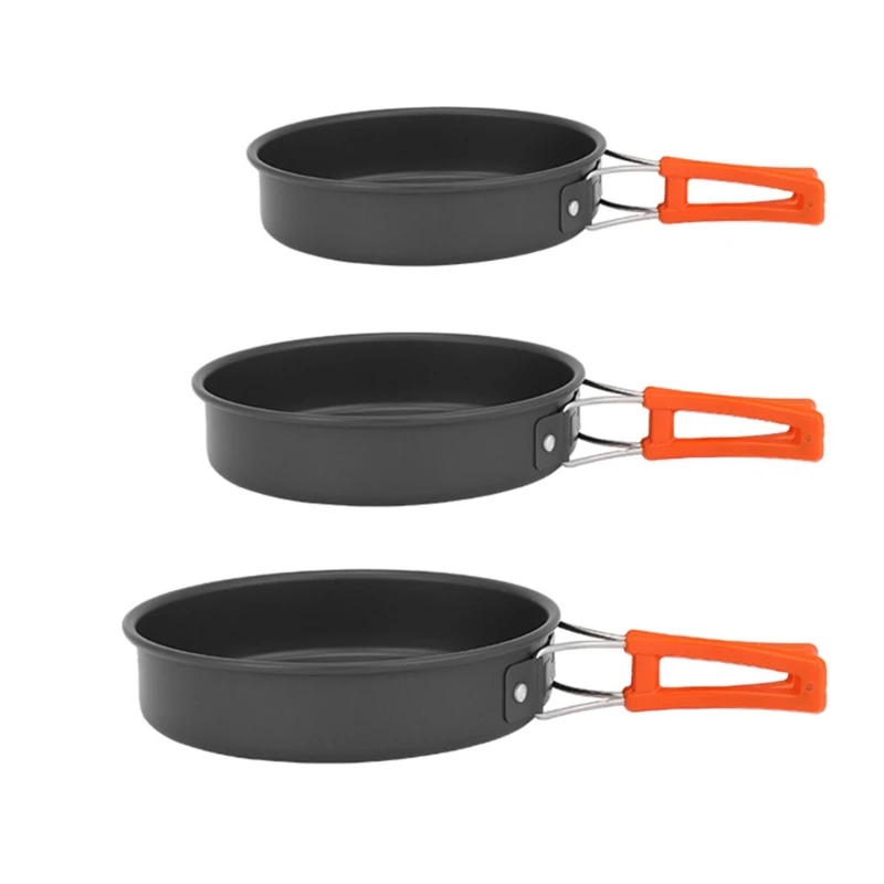 Wajan penggorengan portabel, d - Camping Cooking Set Non Stick ulasan dan harga