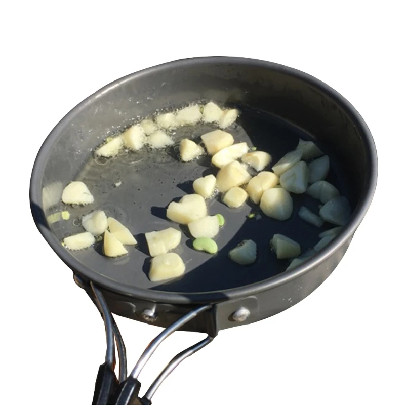 Wajan penggorengan portabel, d - Camping Cooking Set Non Stick ulasan dan harga