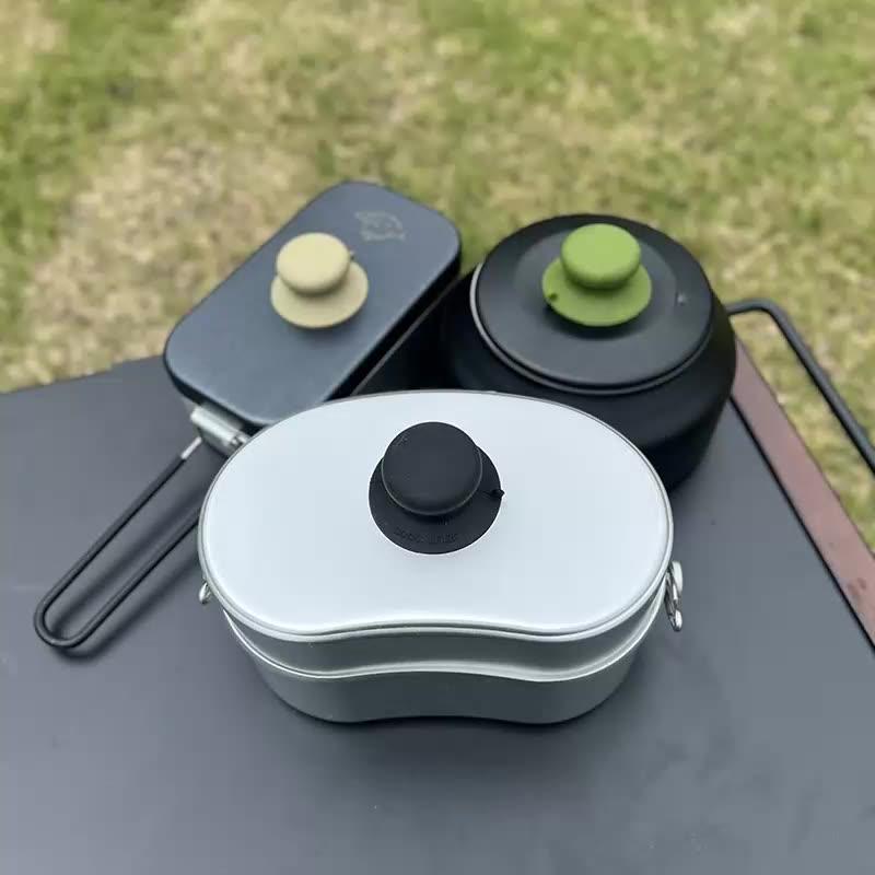 1 Buah Kenop Tutup Panci Silik - Camping Cooking Pot With Lid ulasan dan harga