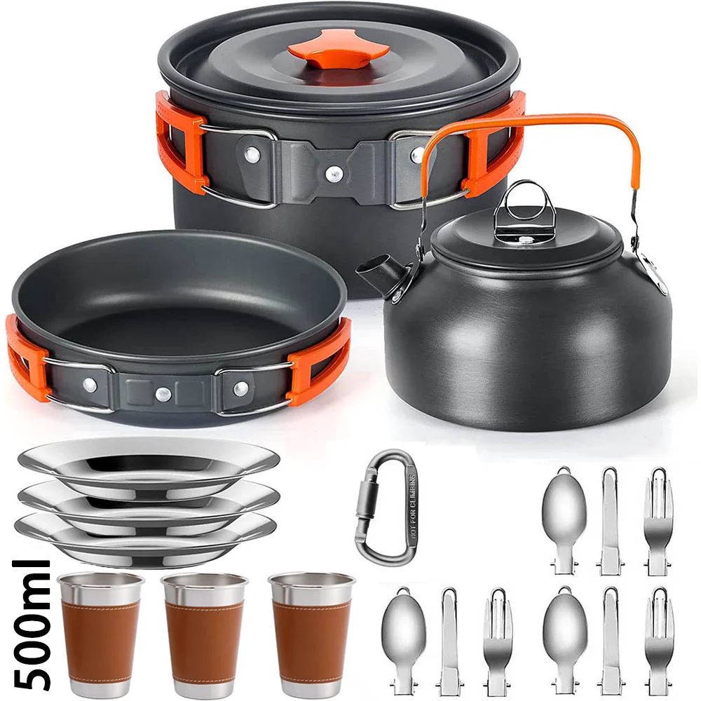 Set Peralatan Memasak untuk Be - Camping Cooking Set Non Stick ulasan dan harga