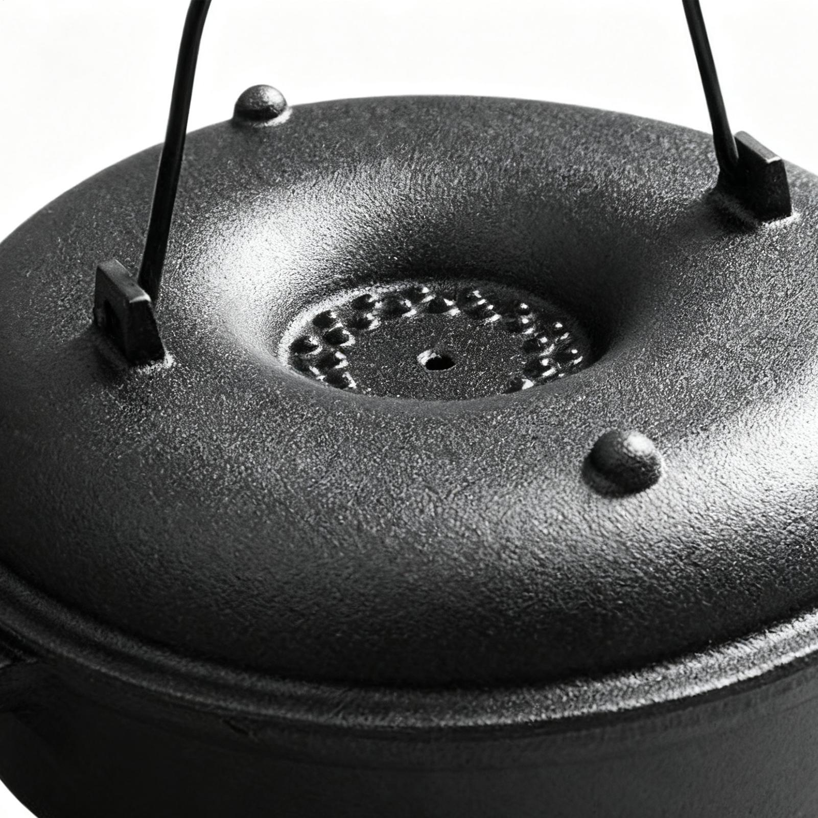 Panci Besi Cor untuk Memasak,  - Camping Cooking Pot With Lid ulasan dan harga