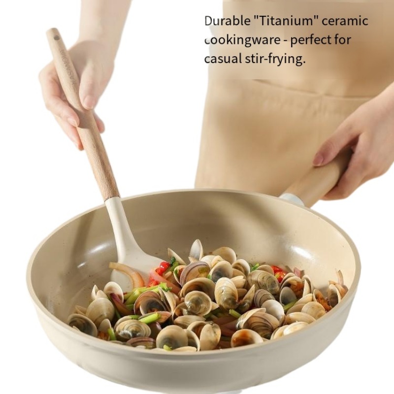 Panci dan Wajan Keramik Titani - Camping Cooking Set Non Stick ulasan dan harga