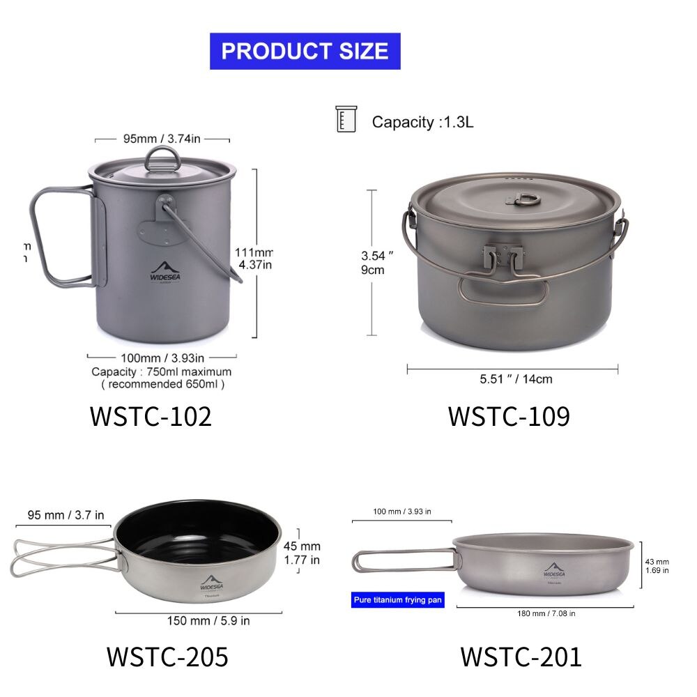 Layar Lebar peralatan makan be - Mess Kit Titanium ulasan dan harga