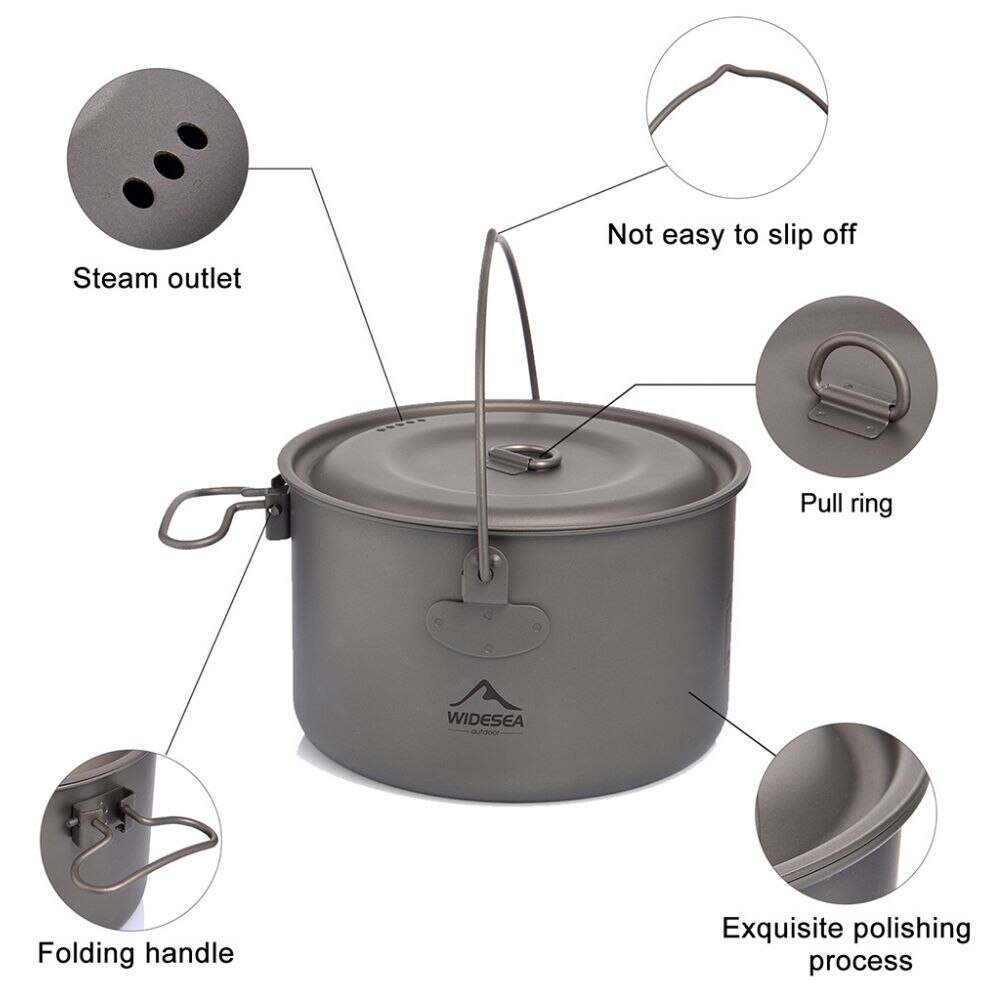 Layar Lebar peralatan makan be - Mess Kit Titanium ulasan dan harga
