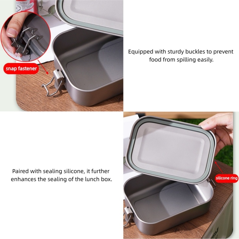 Kotak Makan Titanium dengan Tu - Mess Kit Titanium ulasan dan harga