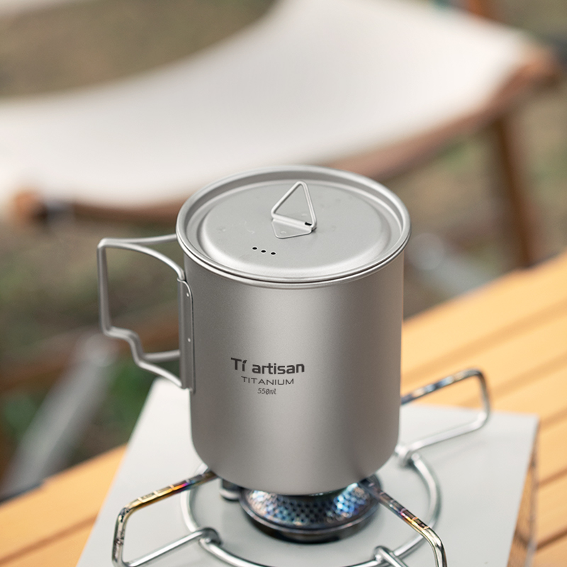 Tiartisan cangkir teh kopi por - Camping Cooking Set Stainless Steel ulasan dan harga