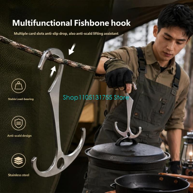 K0EF Bagian Kamp Logam Penyimp - Camping Cooking Accessories ulasan dan harga