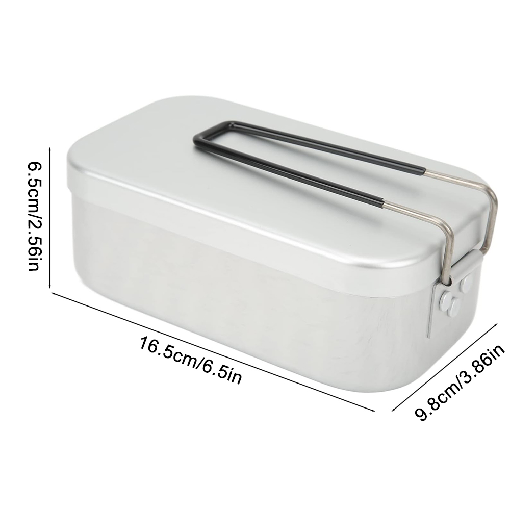 Kotak makan siang aluminium 80 - Camping Cooking Box Set ulasan dan harga
