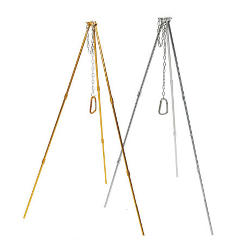 Tripod berkemah luar ruangan,  - Camping Hanging Cooking Pot ulasan dan harga
