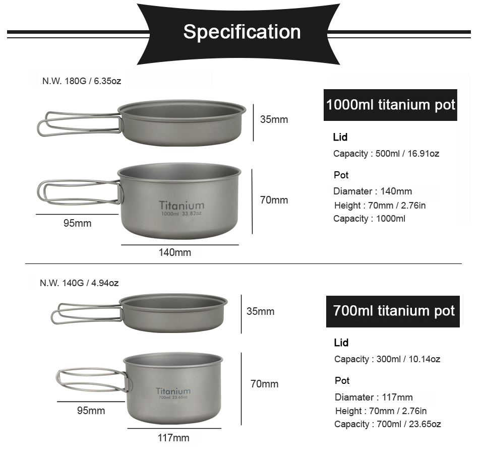 APG panci Titanium sangat ring - Mess Kit Titanium ulasan dan harga