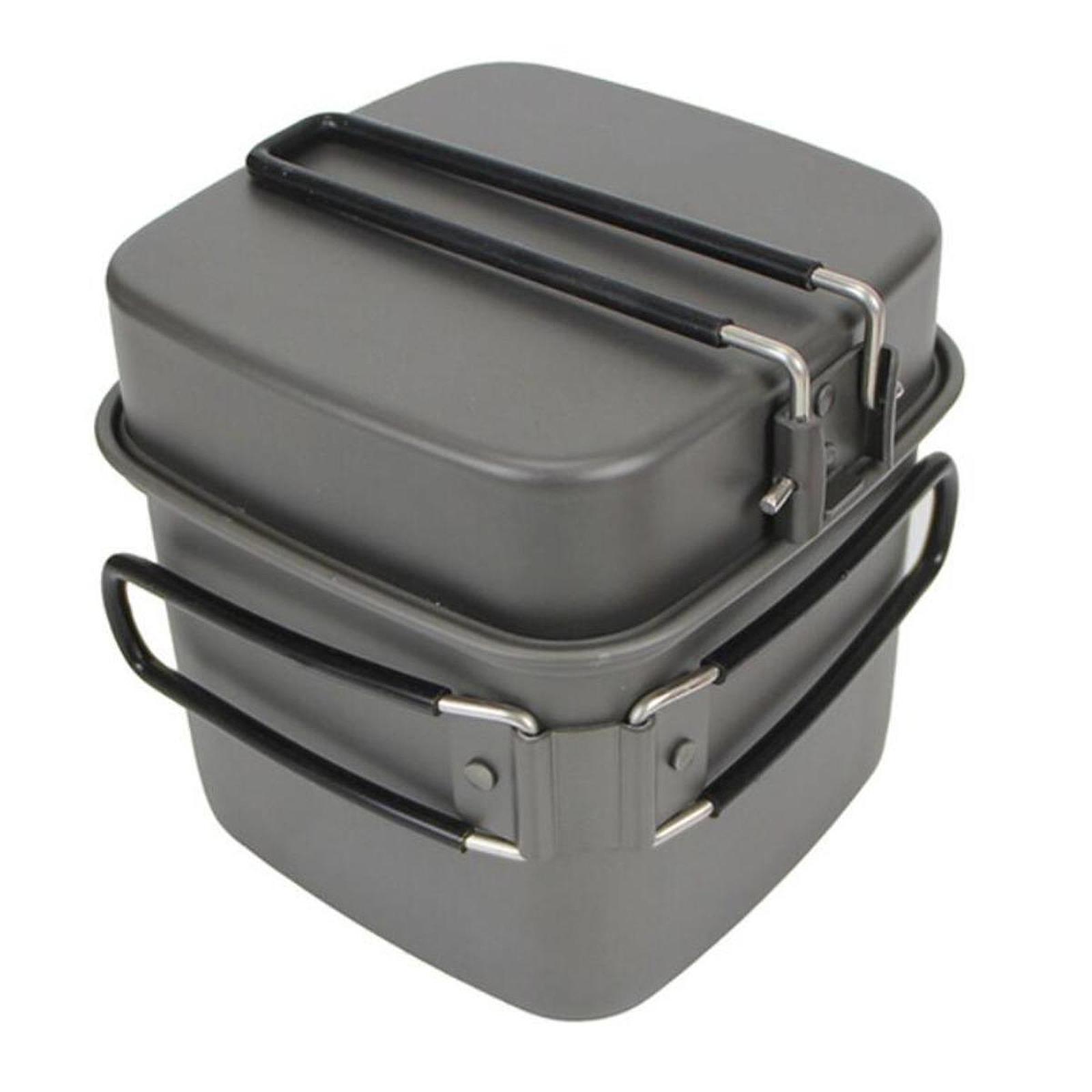 Set Peralatan Masak Camping, W - Camping Cooking Set Non Stick ulasan dan harga