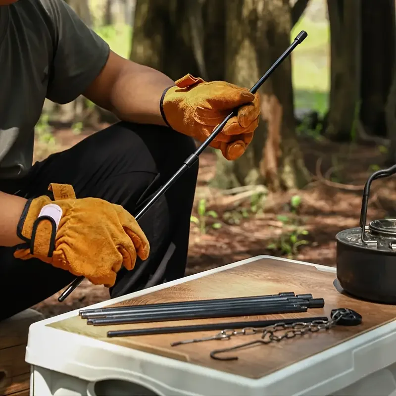 Tripod Api Unggun Besar Luar R - Camping Hanging Cooking Pot ulasan dan harga