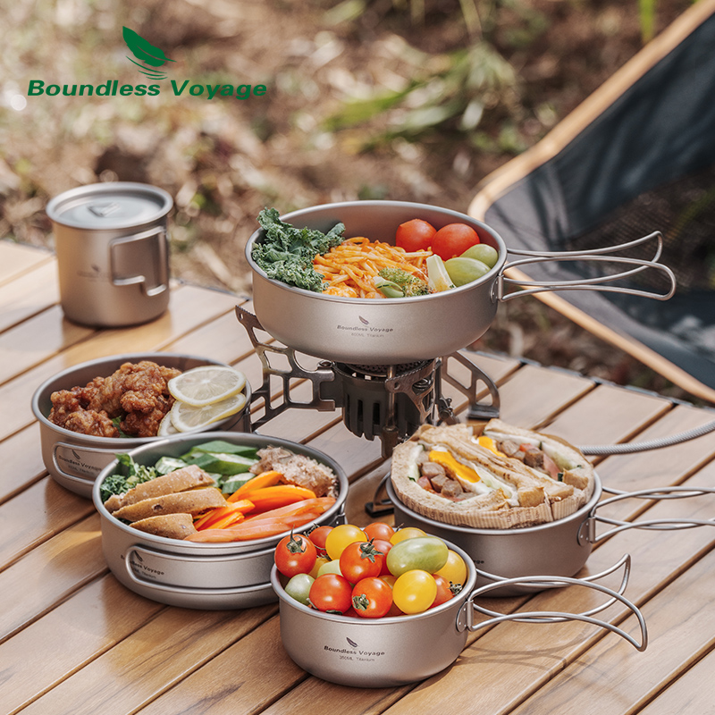 Boundless Voyage Titanium mang - Mess Kit Titanium ulasan dan harga