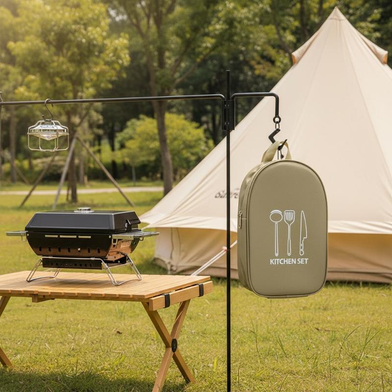 Tas Memasak Luar Ruangan Tas P - Camping Cooking Utensil Bag ulasan dan harga
