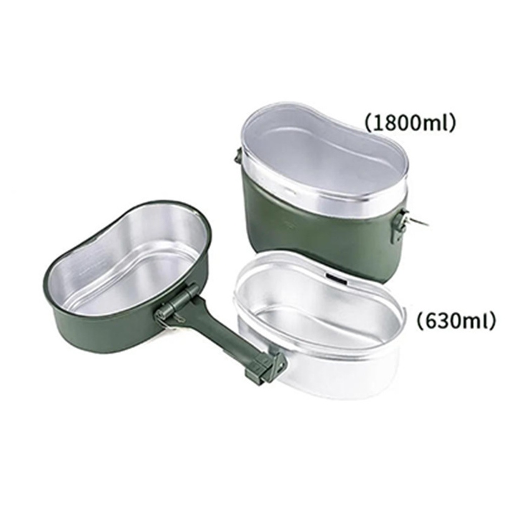 3 Pcs Set Kotak Makan Aluminiu - Camping Cooking Box Set ulasan dan harga