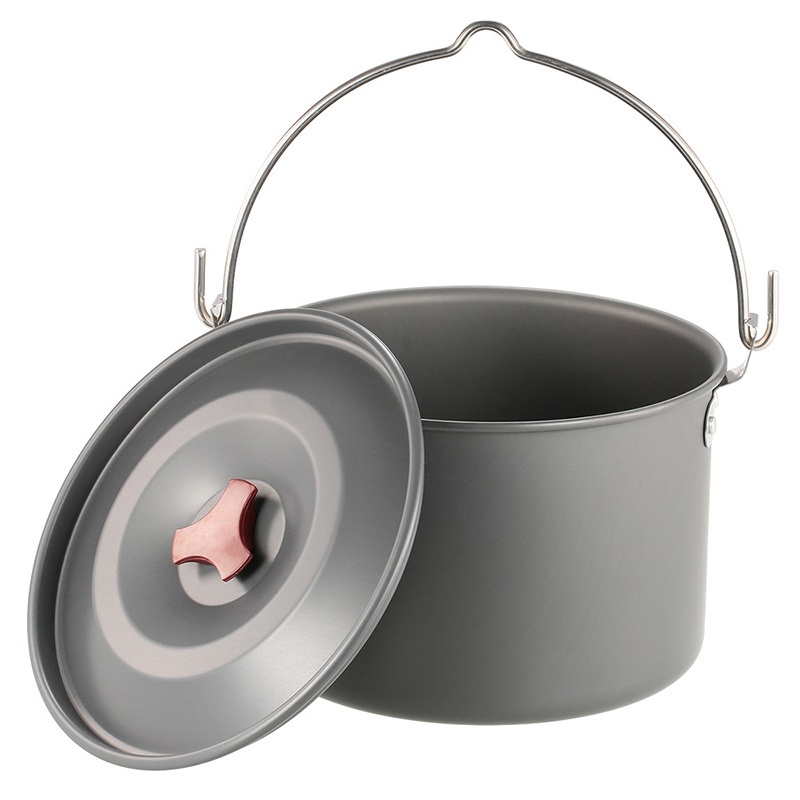 Panci Gantung Camping 4L, Trip - Camping Hanging Cooking Pot ulasan dan harga