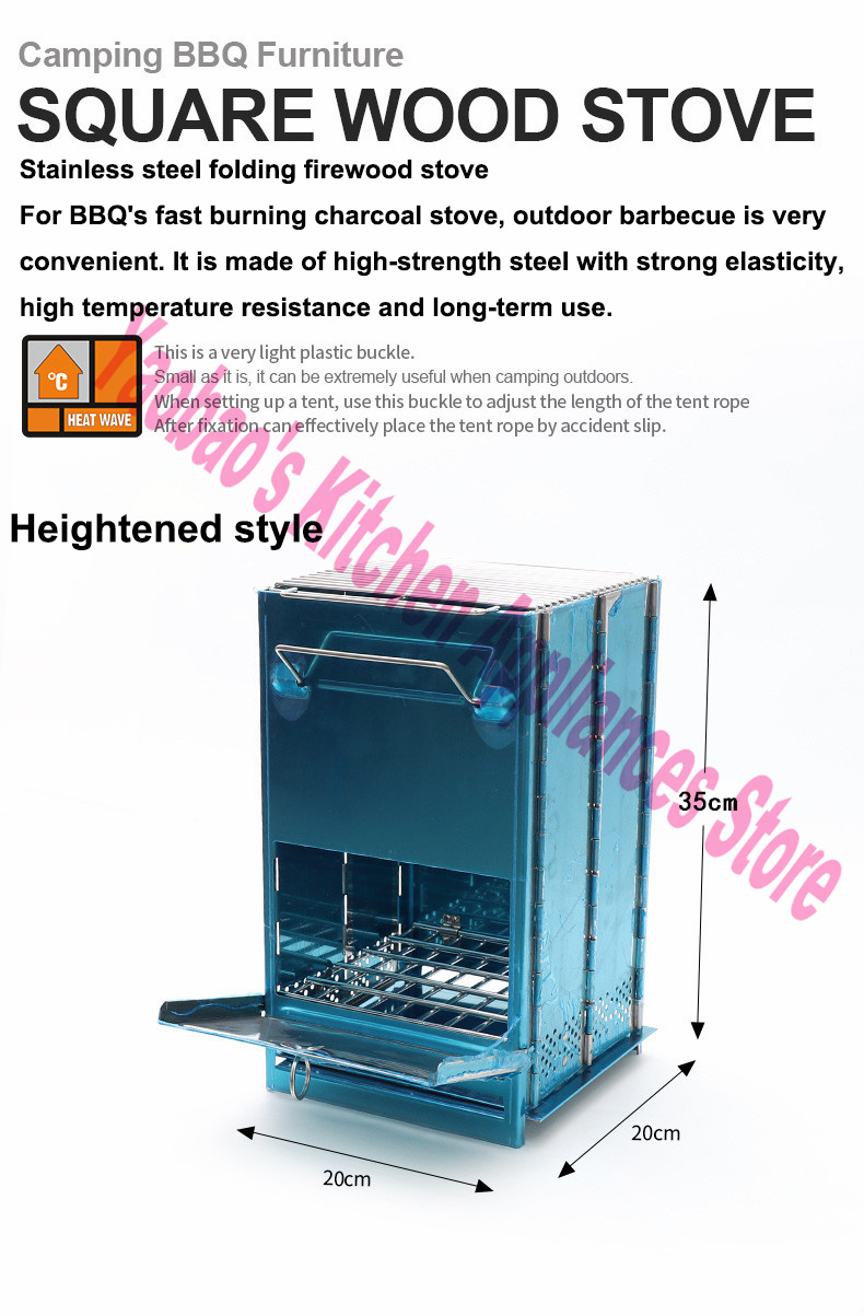 Kompor Kayu Peralatan Berkemah - Camping Cooking Accessories ulasan dan harga
