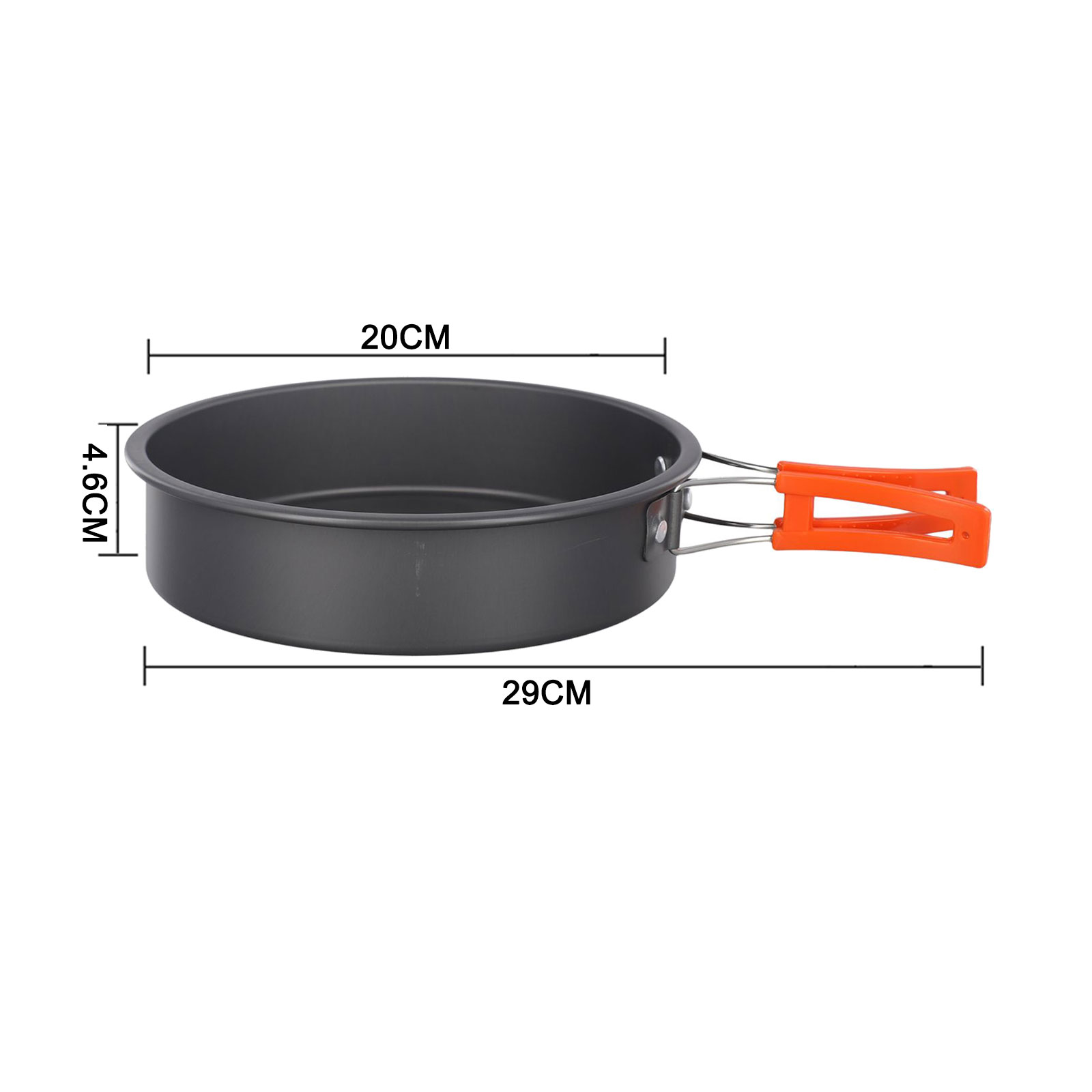 1pc Wajan Penggorengan Alumina - Camping Cooking Set Non Stick ulasan dan harga
