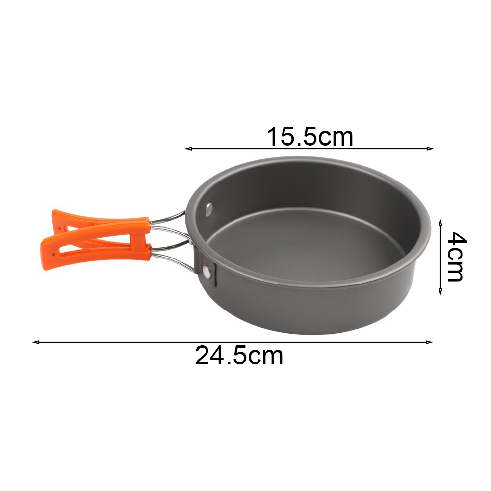 1pc Wajan Penggorengan Alumina - Camping Cooking Set Non Stick ulasan dan harga