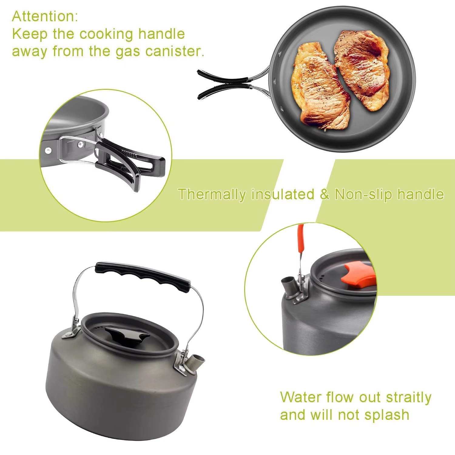 Set Peralatan Memasak untuk Be - Camping Cooking Set Non Stick ulasan dan harga