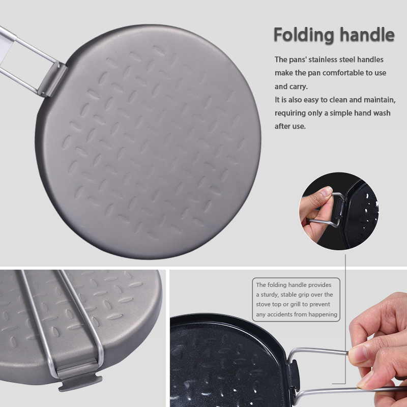 Wajan Antilengket Titanium den - Mess Kit Titanium ulasan dan harga