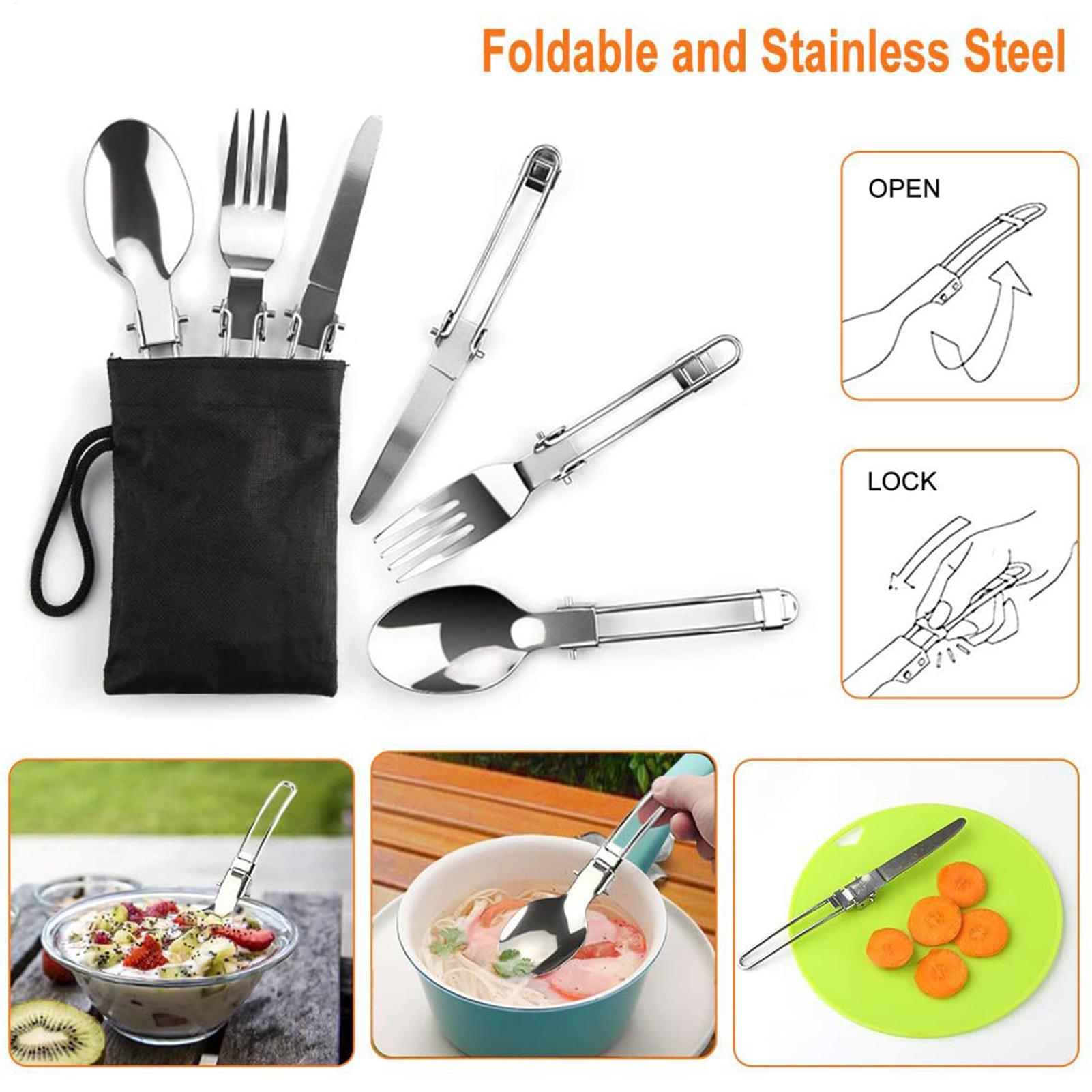 Set Memasak Backpacking Panci  - Camping Cooking Set Non Stick ulasan dan harga